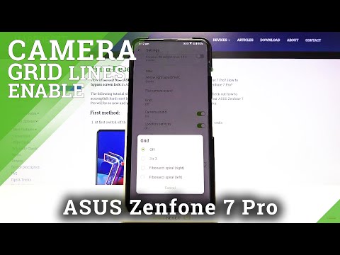 How to Disable Gridlines in ASUS Zenfone 7 Pro – Use Camera Orientation Lines