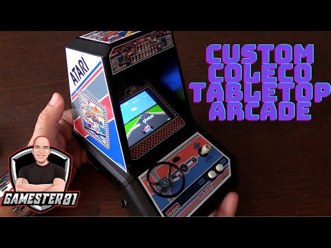 Custom Pole Position Coleco Tabletop Mini Arcade Review - Gamester81