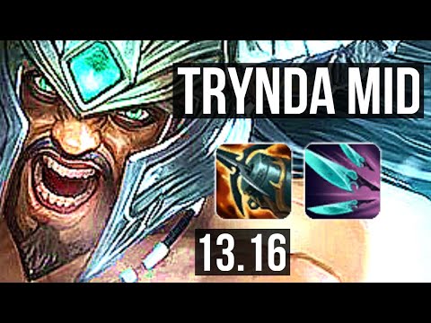 TRYNDAMERE vs VIEGO (MID) | 2.6M mastery, 5/0/1, 1100+ games | NA Master | 13.16