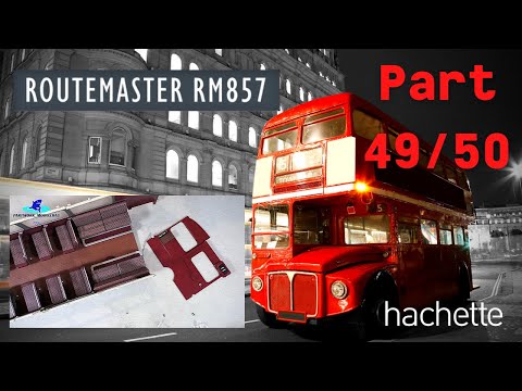 Hachette Routemaster RM857 Londonbus Part 49 & 50 - Neue Wände und Linienanzeiger!