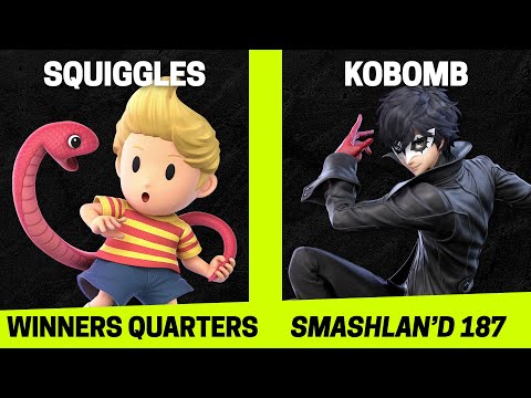 SmashLAN'd 187 Winners Quarters - Squiggles (Lucas) vs Kobomb (Joker) - SSBU Tournament