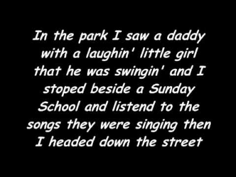 Sunday Morning Coming Down Johnny Cash Lyrics