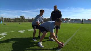 Proper Arm Positioning - Center to Quarterback Exchange Series by IMG Academy Football (2 of 3)