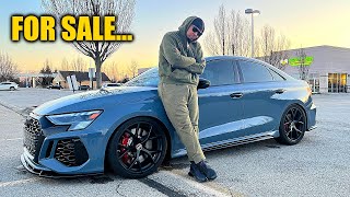 WHY I'M SELLING MY KEMORA GRAY 2023 AUDI RS3...