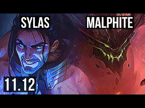 SYLAS vs MALPHITE (TOP) | 7/1/9, 69% winrate, Dominating | KR Grandmaster | v11.12
