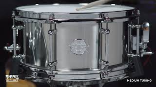 Video thumbnail for Dunnett Classic 14x6.5 Stainless Steel Snare Drum (6514SS-8) by Memphis Drum Shop