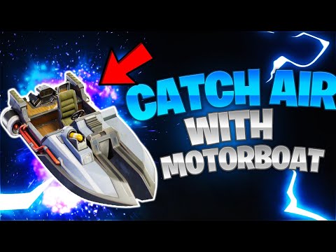 How TO Catch AIR WITH THE MOTORBOAT! Fortnite Week 3 Challenges TNTinas Trial (Guide, Tutorial)