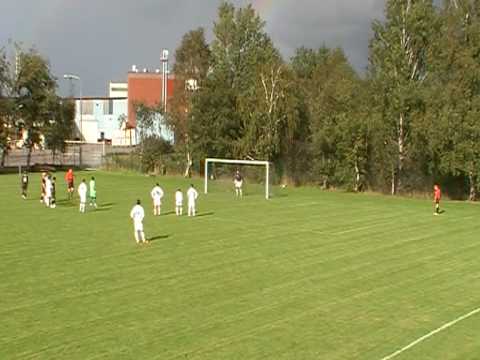 FC Norrköping goalkeeper Salim Otieno score 5-0 on penalty against IKF Bosna