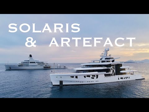 SuperYachts SOLARIS, ARTEFACT & AXIOMA on the French Riviera
