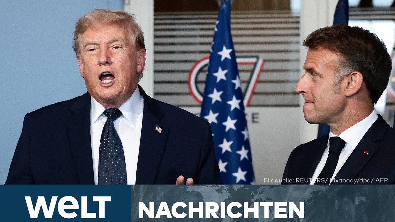 IRAN-KRIEG: "Straße von Hormus wird eröffnet!" Trump und Macron besprechen Weltlage bei G7 | STREAM