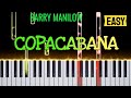 Barry Manilow - Copacabana (At The Copa) - Easy Piano Tutorial