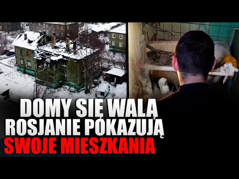 A city in Russia where houses collapse with people inside