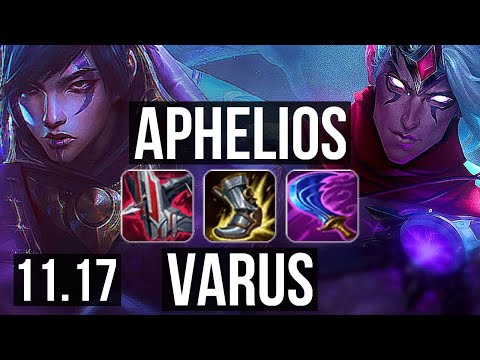 APHELIOS & Soraka vs VARUS & Senna (ADC) | Rank 4 Aphelios, Rank 9 | EUW Challenger | v11.17