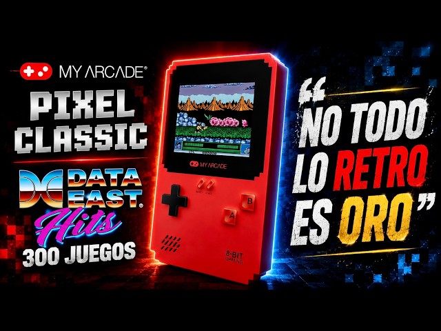 Vídeo relacionado con My Arcade Pixel Classic Data East Hits (Incluye 300 Juegos)