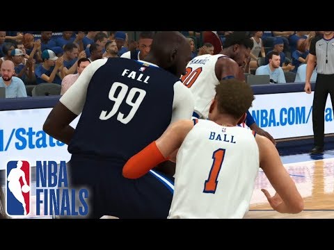NBA 2K20 LaMelo Ball My Career Ep. 50 - NBA Finals vs 99 Overall Tacko Fall!