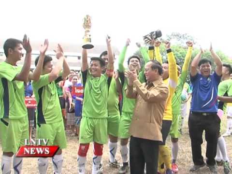 Lao NEWS on LNTV: Cinema Department's football team wins Minister's Cup.7/12/2015