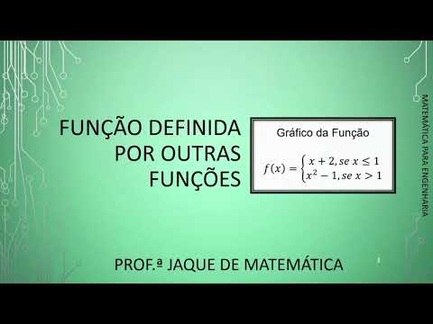 FUNÇÃO DEFINIDA POR OUTRAS FUNÇÕES - Função formada por uma função do primeiro e do segundo grau