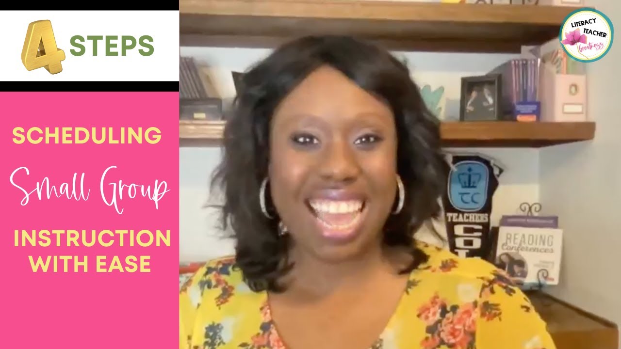 Scheduling Small Group Instruction Made Easy