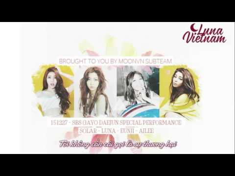 [VIETSUB] 151227 'I'm Fine' - SBS Gayo Daejun - Diva Together - Luna, Ailee, Eunji, Solar