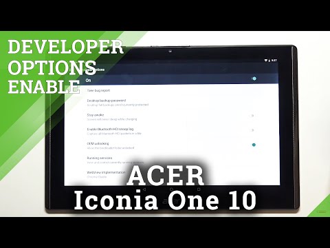 How to Enable Developer Options in ACER Iconia One 10 – Developer Mode Options