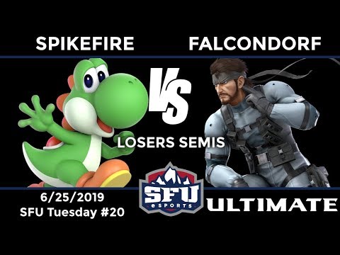 SFU Ultimate #20: Losers Semis - Spikefire (Yoshi) vs Falcondorf (Snake)