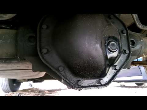 Dodge Durango rear differential service info