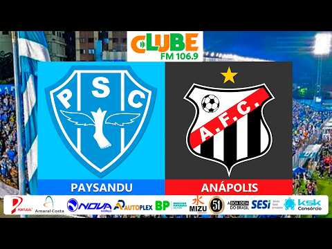 Paysandu x Anápolis AO VIVO | Brasileirão Série C | @radioclubedopara