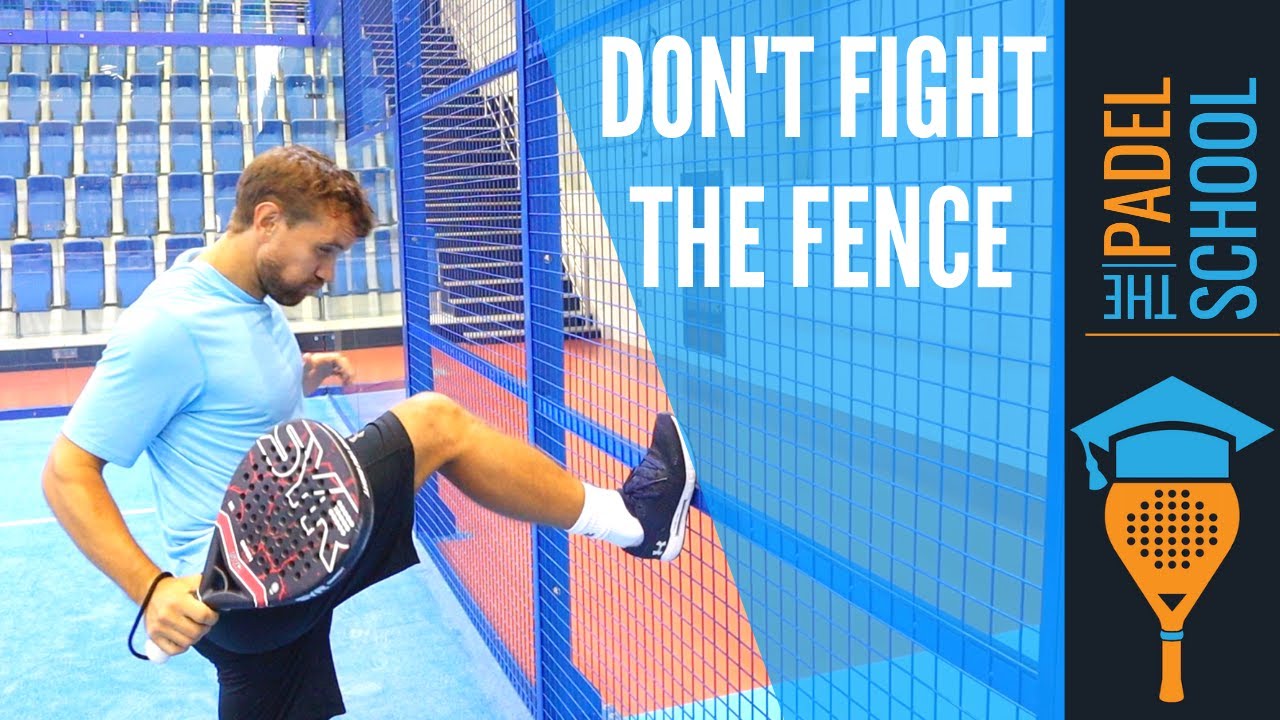 Fence rebounds: positioning and racket preparation