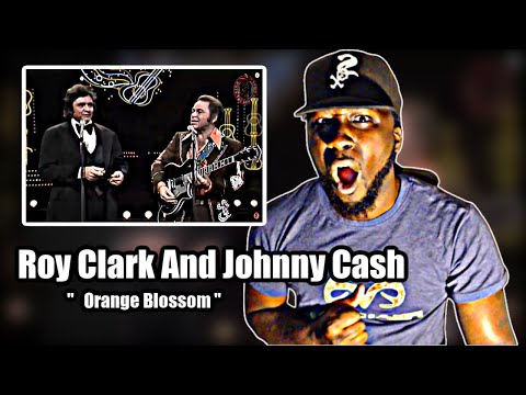 MY GOODNESS!.. FIRST TIME HEARING! Roy Clark & Johnny Cash - Orange Blossom Special | REACTION
