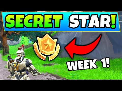 Secret Season 9 Week 1 Battle Star Location Guide (Utopia Challenges) - Fortnite Battle Royale