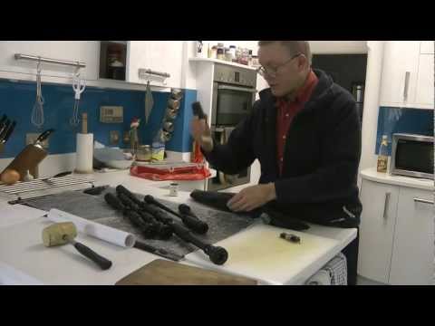 Bagpipe Assembly - Part 1 (acetyl pipes, bag and blowpipe)