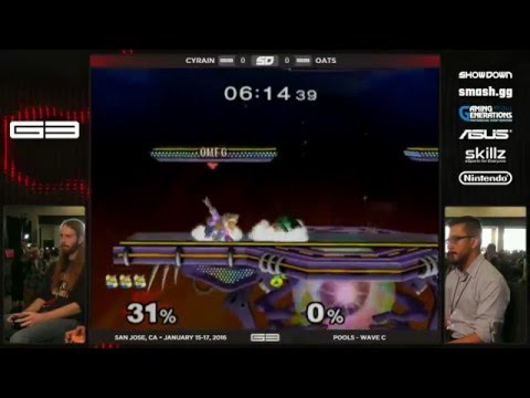 GENESIS 3 - Cyrain (Fox) vs Oats (Sheik) - SSBM Singles Pools - Wave C