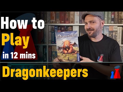 How to play Dragonkeepers boardgame - Full teach + Visuals - Peaky Boardgamer