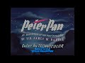 Peter Pan 1953 Title Sequence