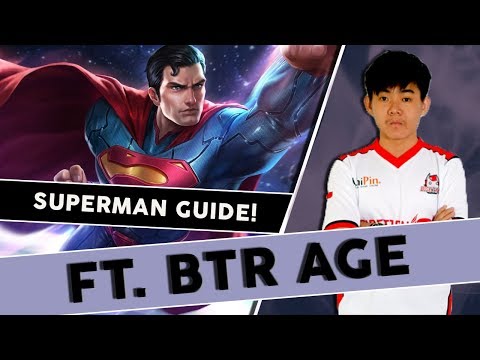 Superman Guide + Gameplay ft. BTR Age - Arena of Valor [Indonesia]