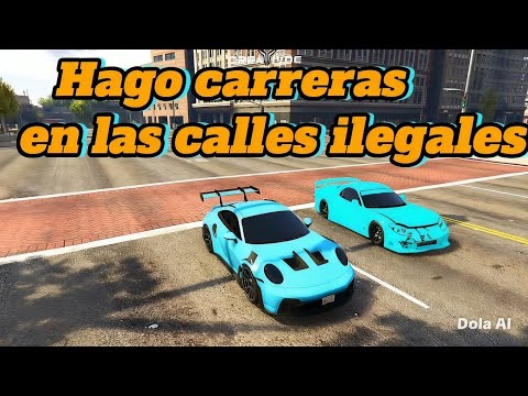 Hago carreras en las calles ilegales (RP grand Rolplay)