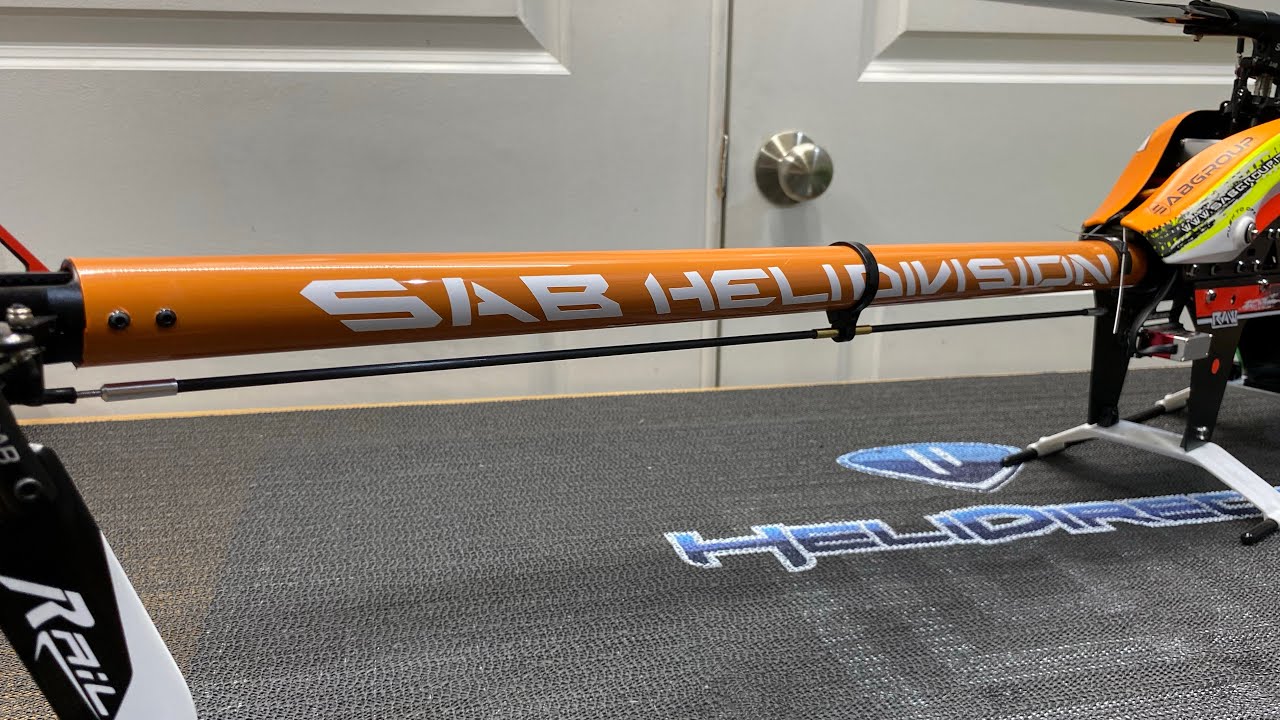 How To Vinyl Wrap Your SAB RAW 580 Tail Boom