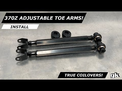 Gktech Z34 370z V36 G37 Rear Toe Arms - Install