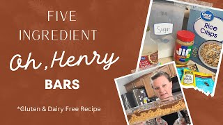 EASY, 5 Ingredient, Gluten & Dairy Free Oh, Henry Bars! | New Recipe
