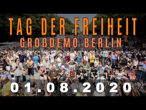 Berlin 01.08.2020 ► Große Demo für Menschenrechte und Freiheit - Anti-Corona-Demo Querdenken 711