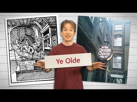Why Do We Have "Ye Olde"? Obsolete Letters, and the Mysteries of Ye Olde Ming