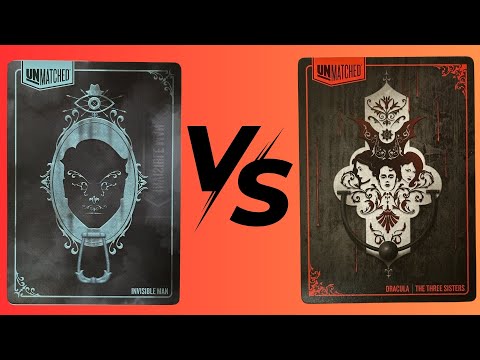 Invisible Man vs. Dracula in Unmatched - Live Replay