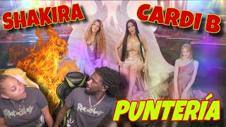 Shakira, Cardi B - Puntería (Official Video) REACTION