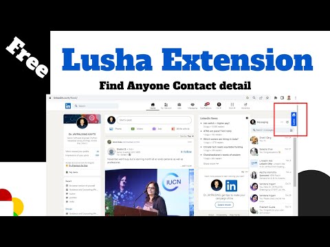 How to Find Email & Phone Numbers from LinkedIn with Lusha Extension | Lusha Complete Process