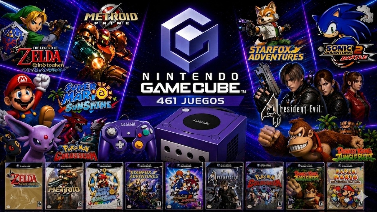460 Juegos de GameCube