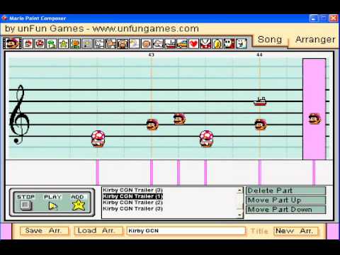 Mario Paint: The Arena- Kirby's Return to Dream Land/Kirby GCN Trailer Theme [REUPLOAD]