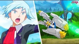 Alain vs Steven - Full Battle | Pokemon [AMV] Mega Charizard vs Mega Metagross