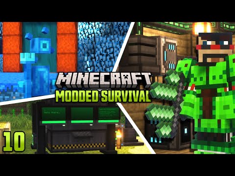 Hands Free Mining | Minecraft Modded Survival Ep. 10