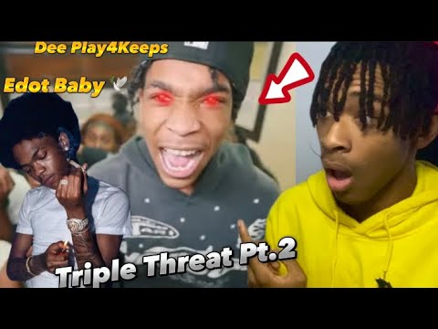 His Last Hit💔 Edot Baby x Roscoe G x Dee Play4Keeps x Benzo B Triple Threat Pt 2 Reaction