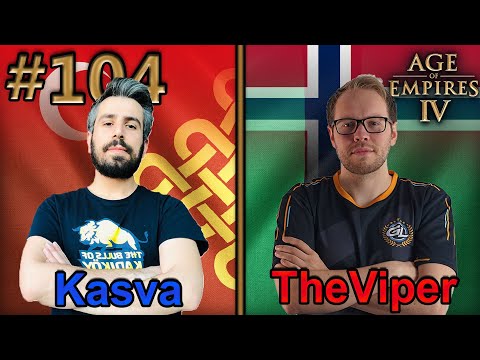 MOUNTAIN KEEP CENTER - IW.Kasva (Chinese) vs GL.TheViper (Delhi) - Age of Empires IV - Replay Cas...
